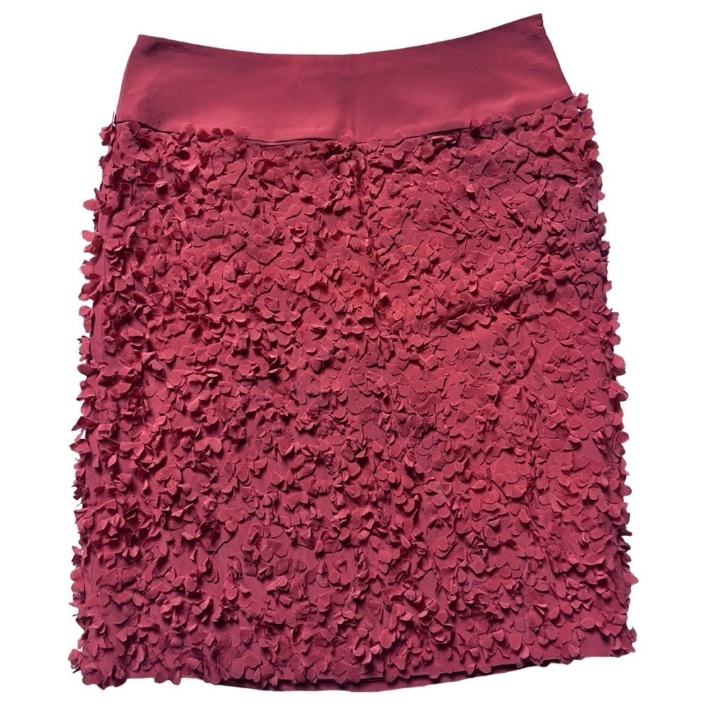 Talbots Silk Flower Pencil Skirt